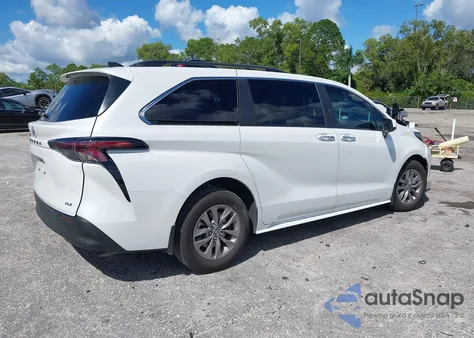 2025 Toyota Sienna Xle z USA, uszkodzony, nr VIN 5TDYRKEC4SS249344